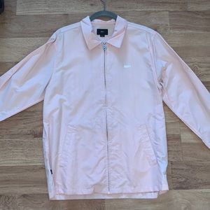 OBEY Women’s light pink windbreaker. Medium.